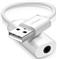 Ugreen adapter za zvok USB-A na 3.5 mm Aux Bel