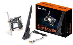 Gigabyte WBAX200 2x2 802.11ax Dual Band WIFI + BLUETOOTH 5.1 PCI-E kartica