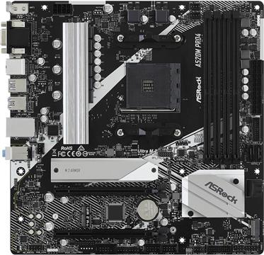 Matična ploča AM4 ASRock A520M Pro4 mATX