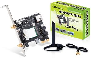 GIGABYTE GC-WB1733D-I WLAN & Bluetooth 5.0 (PCIe x1)