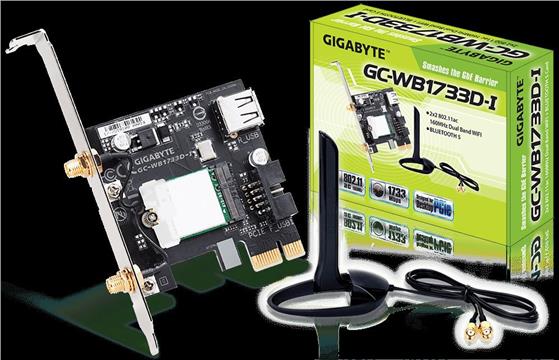 GIGABYTE GC-WB1733D-I WLAN & Bluetooth 5.0 (PCIe x1)