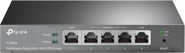 TP-Link SafeStream Gigabit Multi-WAN VPN Router TL-R605