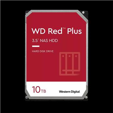 WD Red Plus 10TB NAS Hard Disk Drive - 7200 RPM Class SATA 6Gb/s, CMR, 256MB Cache, 3.5 Inch - WD101EFBX