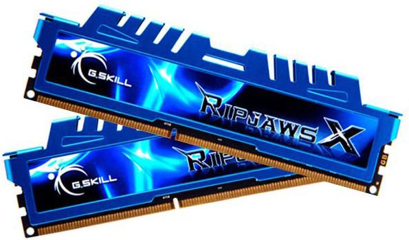 G.Skill Ripjaws-X - DDR3 - 16 GB: 2 x 8 GB - DIMM 240-pin, F3-1600C9D-16GXM