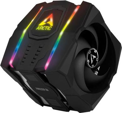 ARCTIC Freezer 50 - Multi Compatible Dual Tower CPU Cooler with A-RGB, Cooler, 120/140 mm, 200 RPM, 1800 RPM, 0.4 sone 
