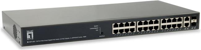 LevelOne GEP-2651 - switch - 26 ports - smart - rack-mountable
