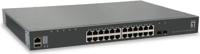 LevelOne GTL-2881 - switch - 24 ports - managed - rack-mountable