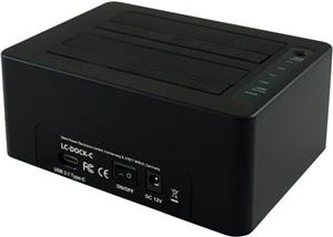 LC Power LC-DOCK-C - HDD docking station - SATA - USB 3.1 (Gen 2)