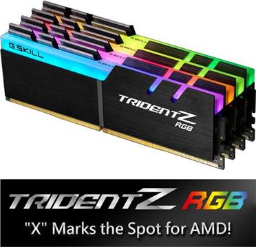 G.Skill TridentZ RGB Series - DDR4 - 32 GB: 4 x 8 GB - DIMM 288-pin, F4-3200C16Q-32GTZRX