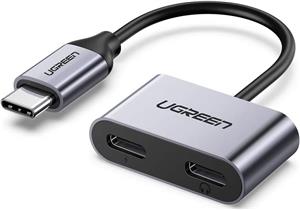 UGREEN USB-C to dual USB-C Adapter 2in1