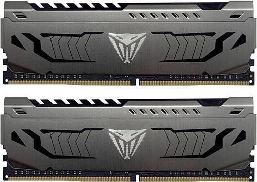 Patriot Viper Steel Kit 32GB (2x16GB) DDR4-3600 DIMM PC4-28800 CL18, 1.35V, PVS432G360C8K