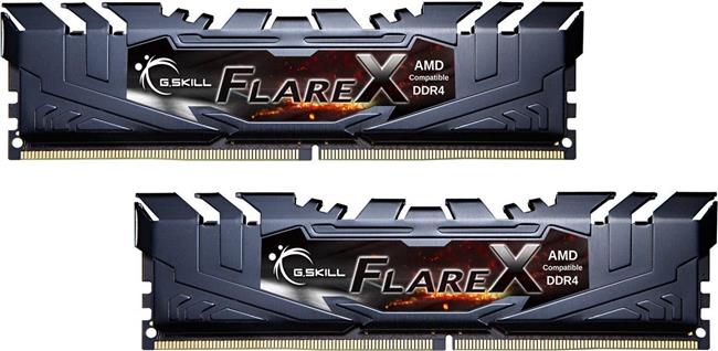 G.Skill Flare X series - DDR4 - 16 GB: 2 x 8 GB - DIMM 288-pin, F4-3200C16D-16GFX