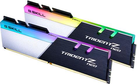 G.Skill TridentZ Neo Series - DDR4 - 32 GB: 4 x 8 GB - DIMM 288-pin, F4-3600C16Q-32GTZNC