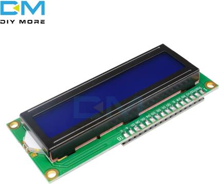 LCD Module 16x2, blue backlight, IIC I2C TWI SPI Serial Interface, 5V, For Arduino