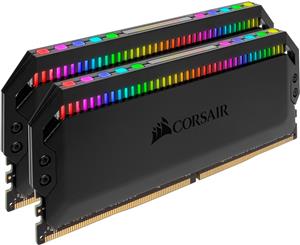 Memorija CORSAIR Dominator Platinum RGB - DDR4 - 32 GB: 2 x 16 GB - DIMM 288-pin - unbuffered, CMT32GX4M2Z3600C18