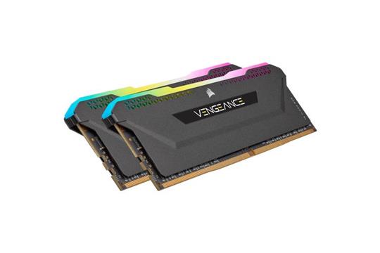 CORSAIR Vengeance RGB PRO SL - DDR4 - kit - 16 GB: 2 x 8 GB - DIMM 288-pin - 3600 MHz / PC4-28800, CMH16GX4M2D3600C18