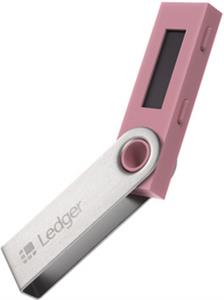 Crypto hardware wallet Ledger Nano S, USB, Flamingo Pink