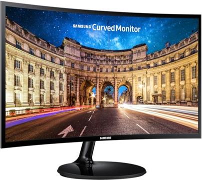SAMSUNG 24" Curved Business Monitor C24F390FHU with Viewing comfort