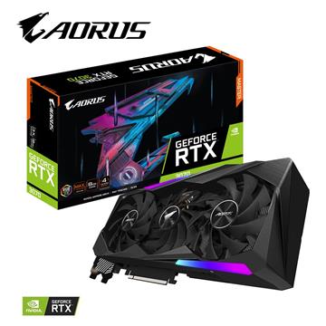 Gigabyte GeForce RTX 3070 AORUS MASTER GDDR6X 8GB/256bit, PCI-E 4.0 x16, 3xHDMI, 3xDP, MAX-COVERED COOLING, LCD Edge View, RGB Fusion 2.0, Retail 