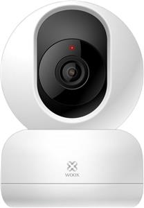 WOOX WiFi Smart PTZ kamera, Pan/Tilt/Zoom, Full HD 1080p, 360°/104°, microSD, Wooxhome app, glasovna kontrola - Alexa & Google Assistant (R4040)