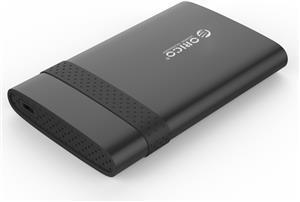 Orico vanjsko kućište 2.5" SATA HDD/SSD do 9.5 mm, shockproof, tool free, USB3.0 na USB-C, crno (ORICO 2538C3-BK)