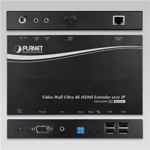 Planet Video Wall Ultra 4K HDMI USB Extender Receiver over IP with PoE