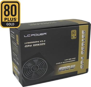 LC Power GP4 Series LC6650GP4 V2.4 - power supply - 650 Watt