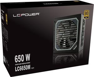 LC Power Super Silent Modular Series LC6650M V2.31 - power supply - 650 Watt
