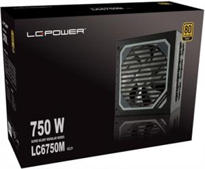LC Power Super Silent Modular Series LC6750M V2.31 - power supply - 750 Watt