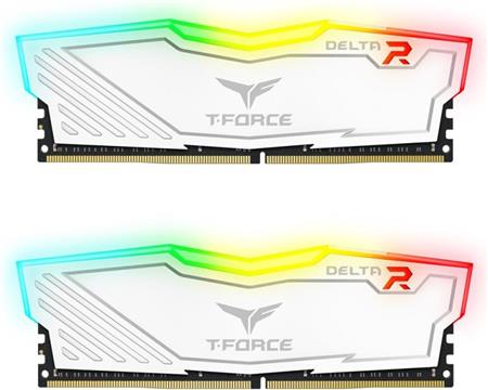 T-Force DELTA RGB - DDR4 - kit - 16 GB: 2 x 8 GB - DIMM 288-pin - 3600 MHz / PC4-28800 - unbuffered