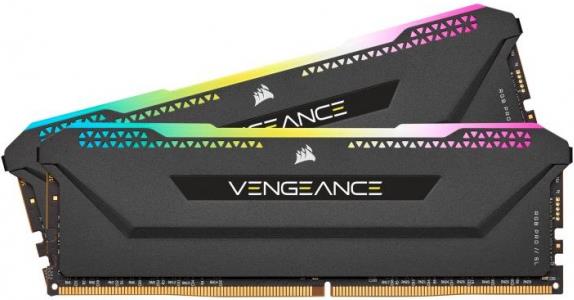 Corsair Vengeance PRO SL Schwarz 32GB DDR4 K2 3600-18, CMH32GX4M2D3600C18