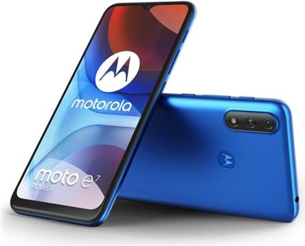 Smartphone MOTOROLA E7 Power XT2097-6 PL, 6.51", 4GB, 64GB, Android 10, plavi