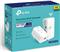 TP-Link TL-WPA7617 KIT V1 - Powerline Wi-Fi Kit - bridge - 802.11a/b/g/n/ac - wall-pluggable - with TP-Link TL-PA7017P