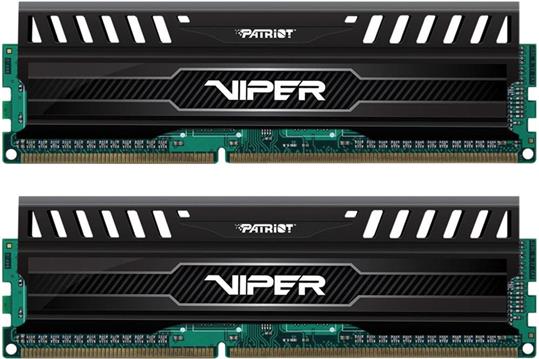 Patriot Extreme Performance Viper 3 Series Black Mamba Edition - DDR3 - 16 GB: 2 x 8 GB - DIMM 240-pin, PV316G186C0K