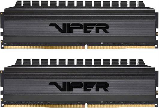 Patriot Extreme Performance Viper 4 Blackout Series - DDR4 - 32 GB: 2 x 16 GB - DIMM 288-pin, PVB432G320C6K