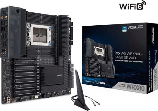 ASUS Pro WS WRX80E-SAGE SE WIFI - motherboard - extended ATX - Socket sWRX8 - AMD WRX80