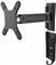 StarTech.com Monitor Wall Mount - Single Swivel - Supports Monitors 13 to 34 - VESA Monitor Wall Mount Bracket - Black (ARMWALLS) - adjustable arm