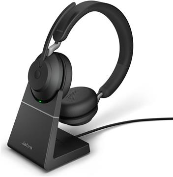 Jabra Evolve2 65 USB-A, Microsoft Teams, Stereo, inkl. Ladestation, schwarz