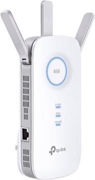 TP-Link AC1900 Wi-Fi Range Extender 600 Mbps at 2.4 GHz + 1300 Mbps at 5 GHz; 3 × External Antennas, 1 × Gigabit Port, Wall Plugged; Tether App, WPS, Intelligent Signal Light, Access Control, Power Sc