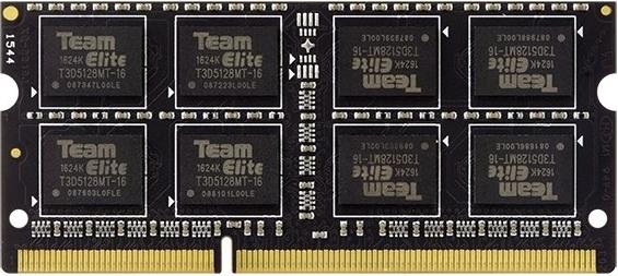 Team Elite - DDR3 - 4 GB - SO-DIMM 204-pin, TED34G1600C11-S01