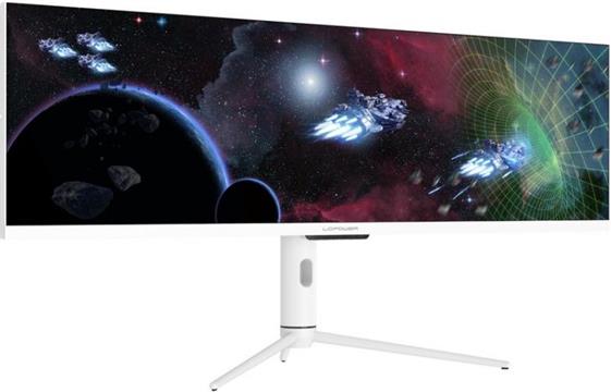 111,25cm/43,8'' (3840x1080) LC Power LC-M44-DFHD-120 Gaming 32:9 4ms 120Hz IPS DP 1xHDMI 1.4 1xHDMI 2.0 3xUSB 1xUSB-C VESA Lift Double FHD White