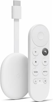 Google Chromecast with Google TV, white