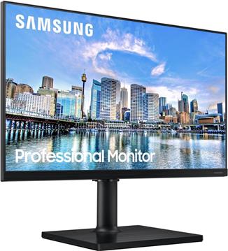 Monitor 24" SAMSUNG LF24T450FQ, IPS, 75Hz, 250cd/m2, 1.000:1, pivot, crni