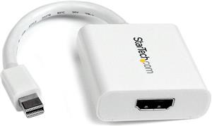 StarTech.com Mini DisplayPort® to HDMI® Video Adapter Converter 1920x1200 - White Mini DP to HDMI Adapter M/F (MDP2HDW) - video adapter - DisplayPort / HDMI - 17 cm
