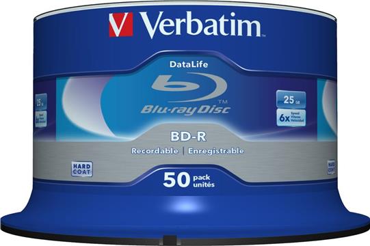 Verbatim DataLife - BD-R x 50 - 25 GB - storage media