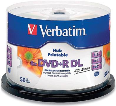 Verbatim - DVD+R DL x 50 - 8.5 GB - storage media