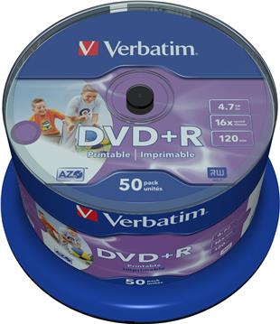 Verbatim - DVD+R x 50 - 4.7 GB - storage media