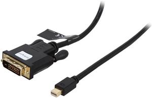 StarTech.com 6ft Mini DisplayPort to DVI Cable - M/M - mDP Cable for Your DVI Monitor / TV - Windows & Mac Compatible (MDP2DVIMM6B) - DisplayPort cable - 1.82 m