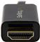 6ft Mini DisplayPort to HDMI Cable - 4K 30hz Monitor Adapter Cable - mDP PC or Macbook to HDMI Display (MDP2HDMM2MB) - video cable - DisplayPort / HDMI - 2 m