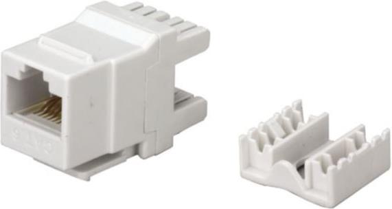 NaviaTec Cat6 RJ45 keystone jack 180 degree type